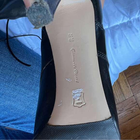 gianvito rossi lace up booties 39.5 85mm leather - Picture 9 of 9